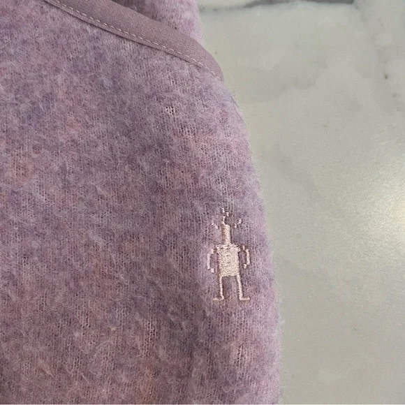 Smartwool Women’s Lavender Fleece half zip hooded  Jacket - Picture 5 of 8